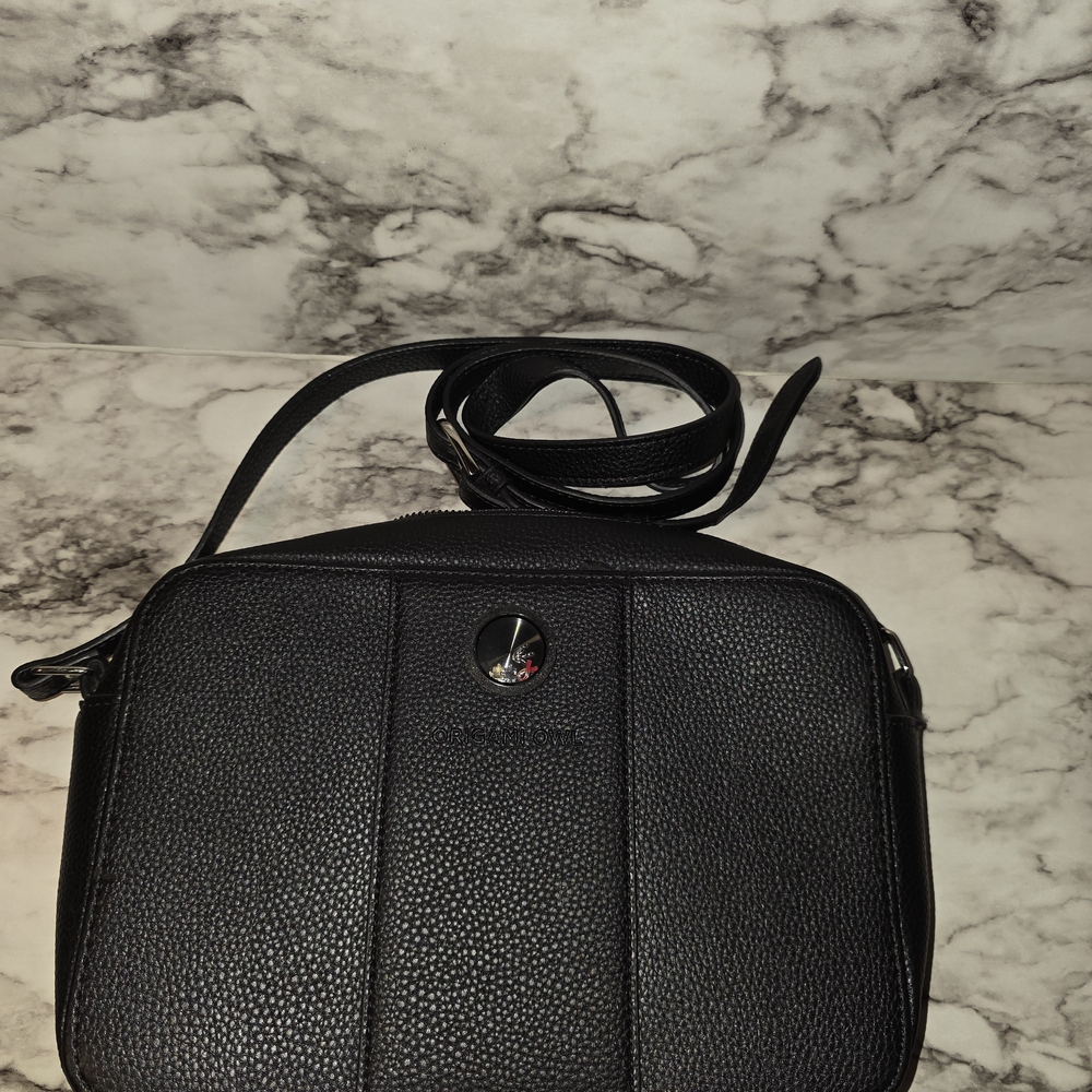 Black Leather Men's Bag